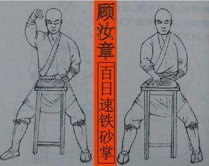 百日速成铁砂掌功