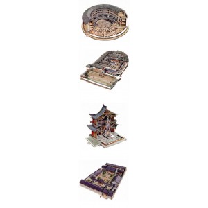 传承经典古籍高清扫描+《中国经典建筑剖视o李乾朗先生手绘图》