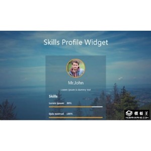 超漂亮的响应式个人主页