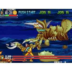 安卓破解街机游戏「西游呃释传.apk」以西游记中人物为游戏角色，通过格斗形式一路过关斩将，达到最终胜利的目标！