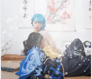 《王者荣耀》1V434M穿越宫本武藏，蔡文姬的剧毒之箭！